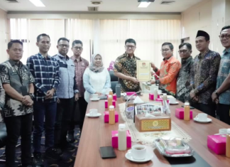 Ketua dan Wakil Ketua III DPRD Provinsi Lampung Terima Kunjungan Kerja KPU Provinsi Lampung