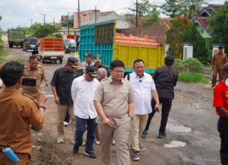 Kunker Anggota Komisi IV DPRD Lampung, Tinjau Kondisi Jalan Rusak Parah di Kabupaten Lampung Tengah