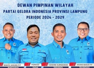 Partai Gelora Lampung Lakukan Perombakan Besar-besaran di Semua Tingkatan