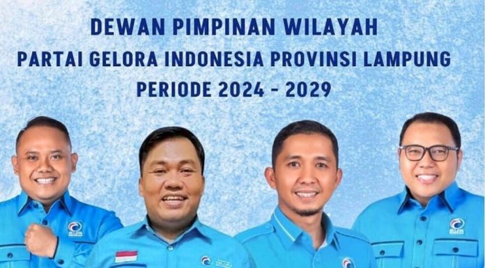 Partai Gelora Lampung Lakukan Perombakan Besar-besaran di Semua Tingkatan