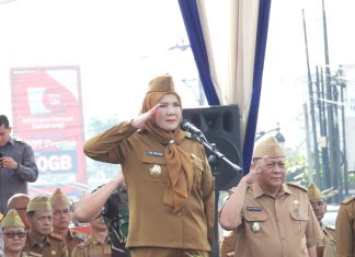 Forkopimda Bersama Pemerintah Kota Bandar Lampung Gelar Apel Siaga Satgas Idulfitri 1446 H