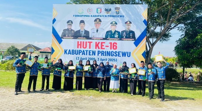 UPT SDN 1 Pardasuka Timur Raih Penghargaan Sekolah Adiwiyata Kabupaten Pringsewu.
