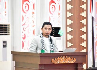 Handrie Kurniawan Ajak Warga Lampung Berdiri Bersama Palestina
