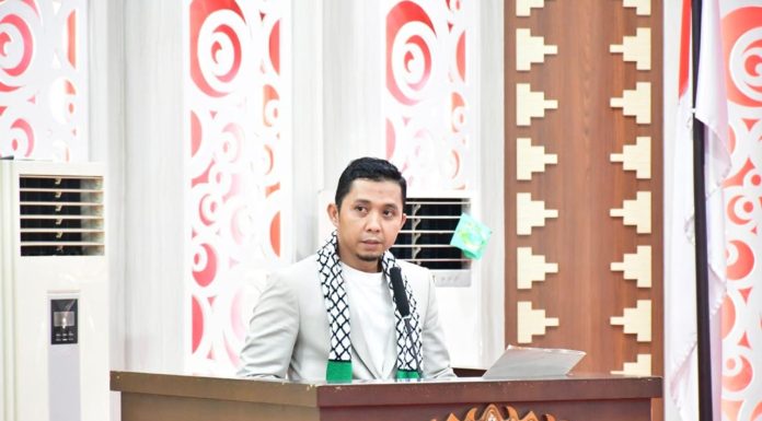 Handrie Kurniawan Ajak Warga Lampung Berdiri Bersama Palestina