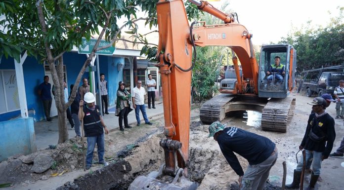 Pemerintah Kota Bandar Lampung Buat Saluran Air Baru di Panjang Utara
