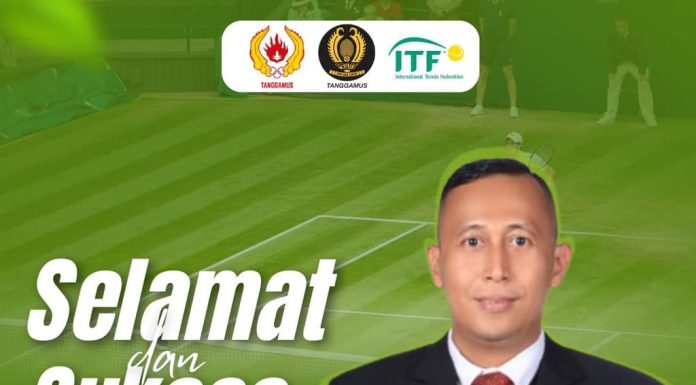 Eko Hari Anandito S.IP, M.M sebagai PLT Ketua PELTI Kab. Tanggamus Lampung
