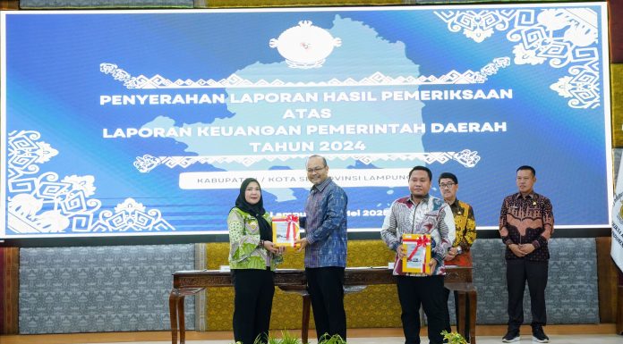 LKPD 2024, Pemkot Bandar Lampung Kembali Raih WTP dari BPK