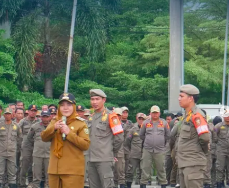 Wali Kota Eva Dwiana Arahkan Satpol PP Bandar Lampung untuk Humanis dan Persuasif dalam Penegakan Perda