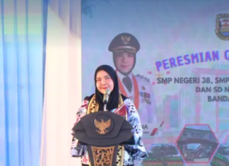 Wali Kota Eva Dwiana Resmikan Gedung Baru Empat Sekolah Negeri di Bandar Lampung