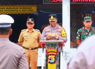 Polresta Bandar Lampung Gelar Apel Pasukan Operasi Keselamatan Krakatau 2025: Wujud Sinergi Ciptakan Tertib Lalu Lintas