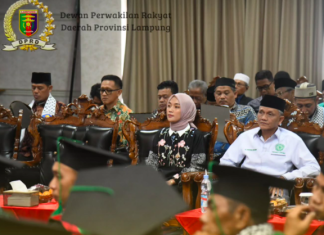 Anggota Komisi V DPRD Lampung Hadiri Wisuda STISQ Abdullah Bin Mas’ud Online, Dorong Penguatan SDM Berbasis Al-Qur’an dan Sains