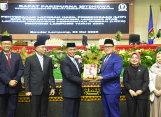 DPRD Provinsi Lampung Gelar Rapat Paripurna Istimewa, Terima Laporan Hasil Pemeriksaan BPK atas LKPD TA 2024