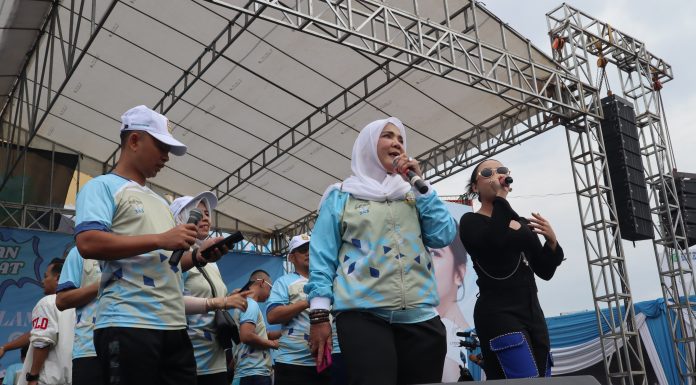 Wali Kota Bandar Lampung Hj. Eva Dwiana Gelar Jalan Sehat Peringati HUT ke-343 Kota Bandar Lampung