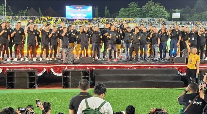 Bhayangkara Presisi Lampung FC Perkenalkan 46 Pemain dalam Launching Resmi di Stadion Sumpah Pemuda