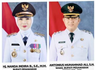 Nanda Indira Bastian — Antonius Muhammad Ali Resmi Dilantik sebagai Bupati dan Wakil Bupati Pesawaran Periode 2025–2030