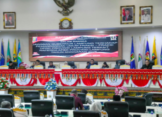 DPRD Provinsi Lampung Gelar Rapat Paripurna Lanjutan Pembicaraan Tingkat I Terkait Raperda Perubahan APBD TA 2026
