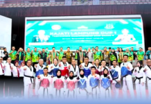 Wali Kota Eva Dwiana Dukung Semangat Sportivitas di Lomba Taekwondo Kajati Lampung Cup I