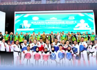 Wali Kota Eva Dwiana Dukung Semangat Sportivitas di Lomba Taekwondo Kajati Lampung Cup I