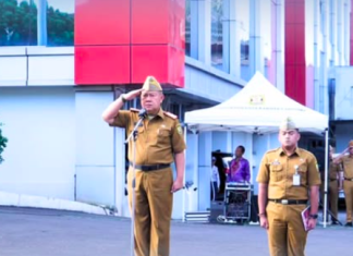 Pemerintah Kota Bandar Lampung Gelar Apel Mingguan