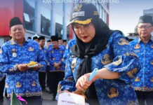 PEMKOT BANDAR LAMPUNG MEMPERINGATI HUT ke-54 KORPRI, ASN DORONG PROFESIONALISME DAN PELAYANAN PUBLIK BERKUALITAS