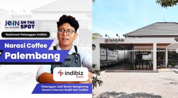 Dukung Tren WFC, Narasi Coffee Palembang Perkuat Operasional Digital Bersama Indibiz