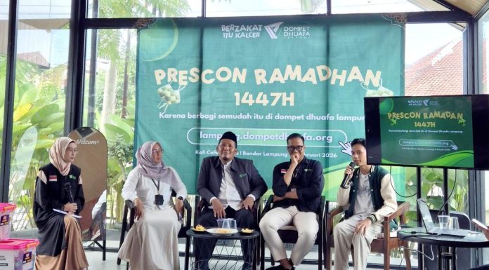 Welcoming Ramadan, Dompet Dhuafa Lampung Gelar Press Conference Ramadan dengan Tajuk “Berbagi itu Kalcer”