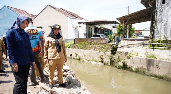 Pemkot Bandar Lampung Pastikan Saluran Air Kecamatan Tanjung Seneng Berjalan Lancar