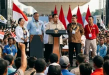 Prabowo Hadir di Tengah Lautan Buruh pada May Day 2026, Monas Jadi Panggung Janji Besar Pemerintah