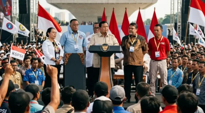 Prabowo Hadir di Tengah Lautan Buruh pada May Day 2026, Monas Jadi Panggung Janji Besar Pemerintah
