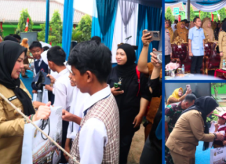 Walikota Bandar Lampung Serahkan Bantuan Perlengkapan Sekolah Jenjang SD dan SMP