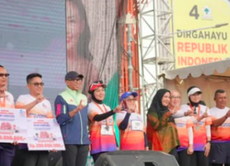 Wali Kota Eva Dwiana Hadiri Bank Lampung Run 2026, Ribuan Peserta Semarakkan HUT ke-60 Bank Lampung
