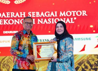Wali Kota Bandar Lampung Raih Penghargaan Disway Top Regional Leader Awards 2026